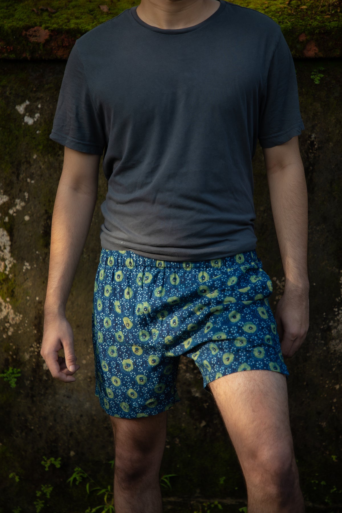 Men's 100% Organic Cotton Boxers | Block-printed Natural-dyed | Mix Prints And Color |
