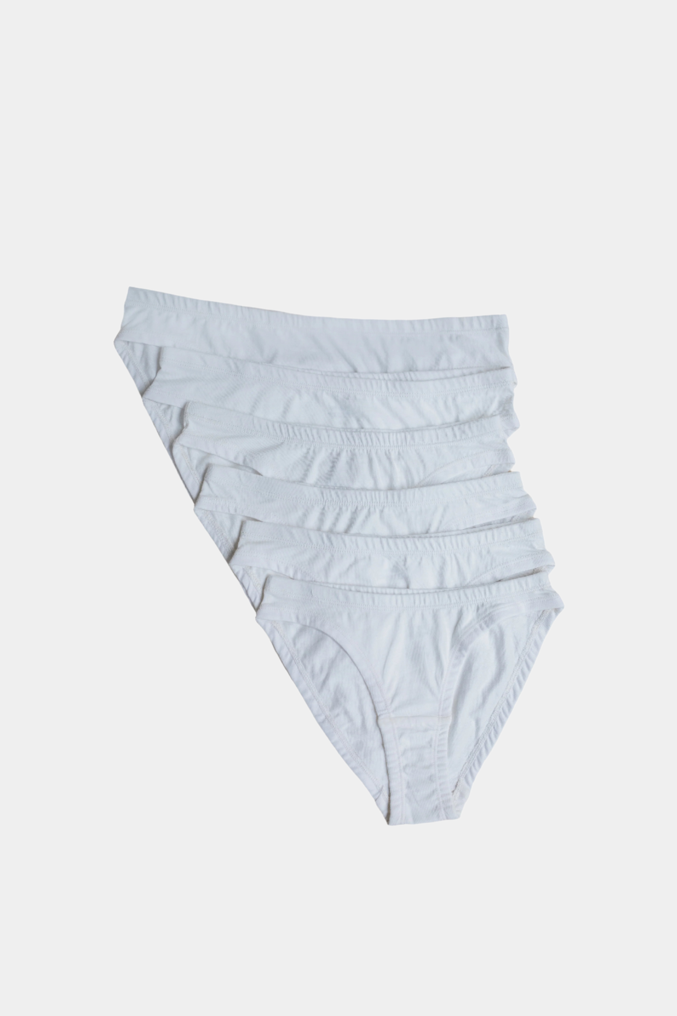 100% Organic Cotton Bikini - Clouds | Pack of 6