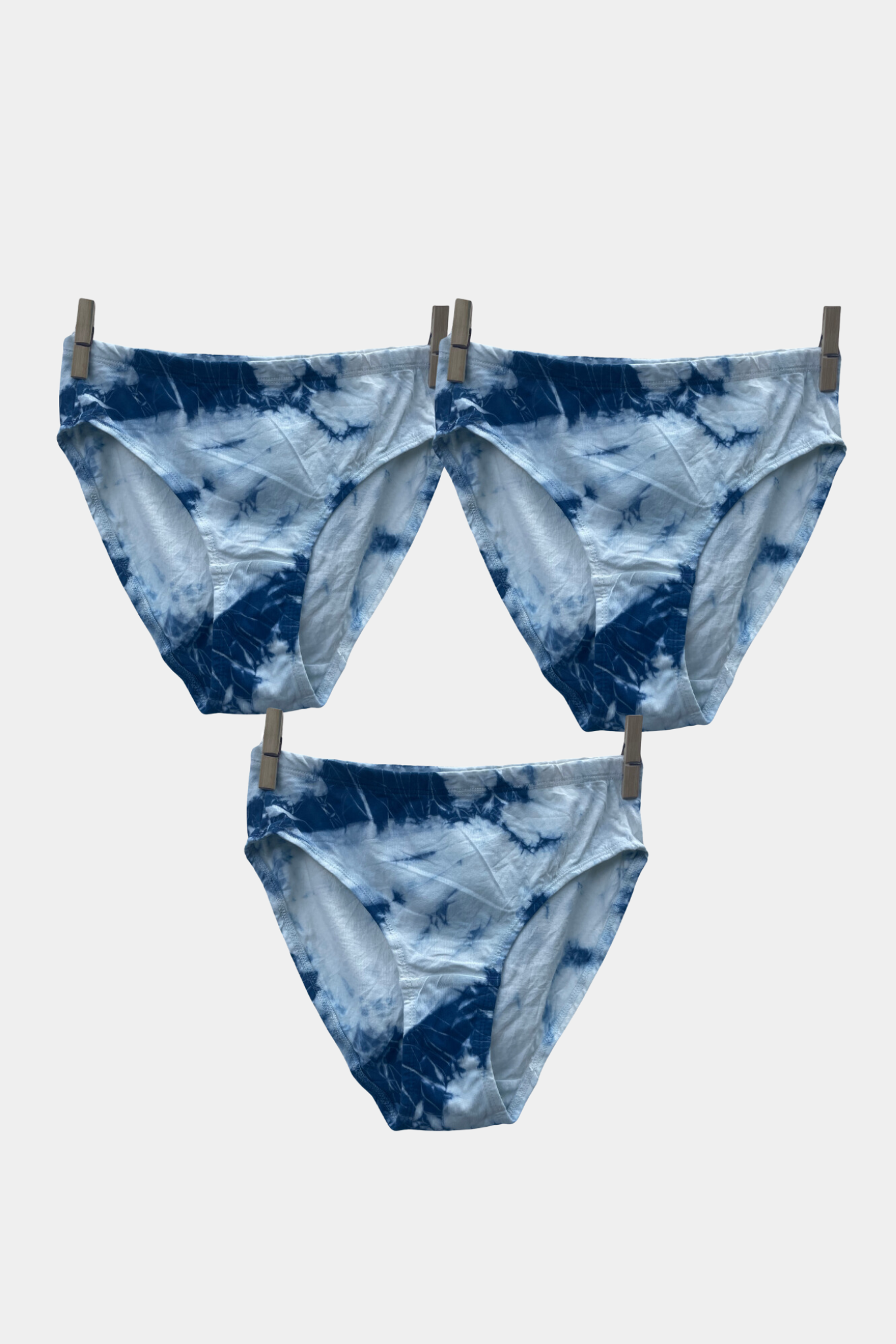100% Women's Organic Cotton Underwear | Women's Panties | Hipster - Puddles | Pack of 3