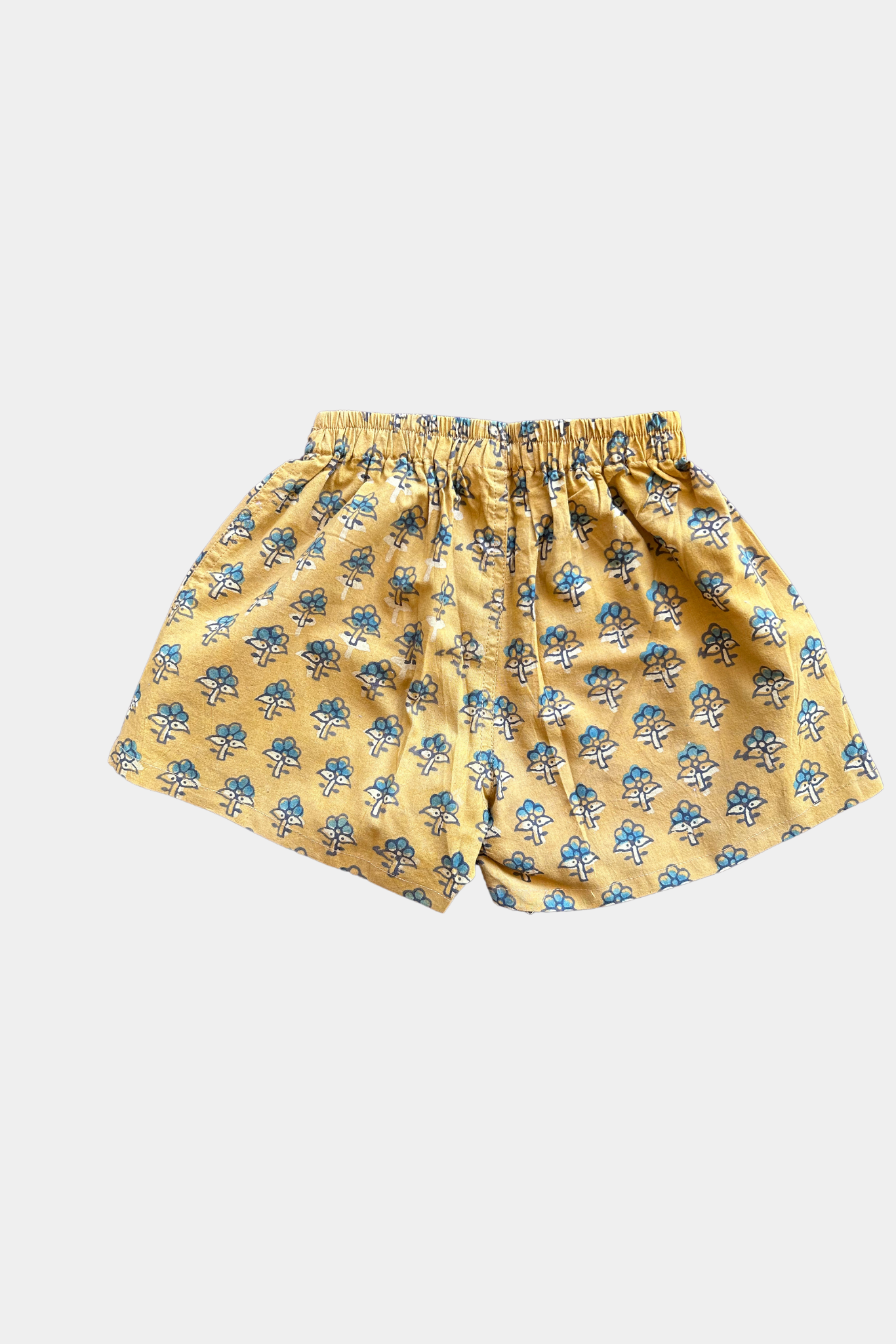 Boy's 100% Organic Cotton Boxers | Block-printed Natural-dyed | Mix Prints And Colors | kids Boxers