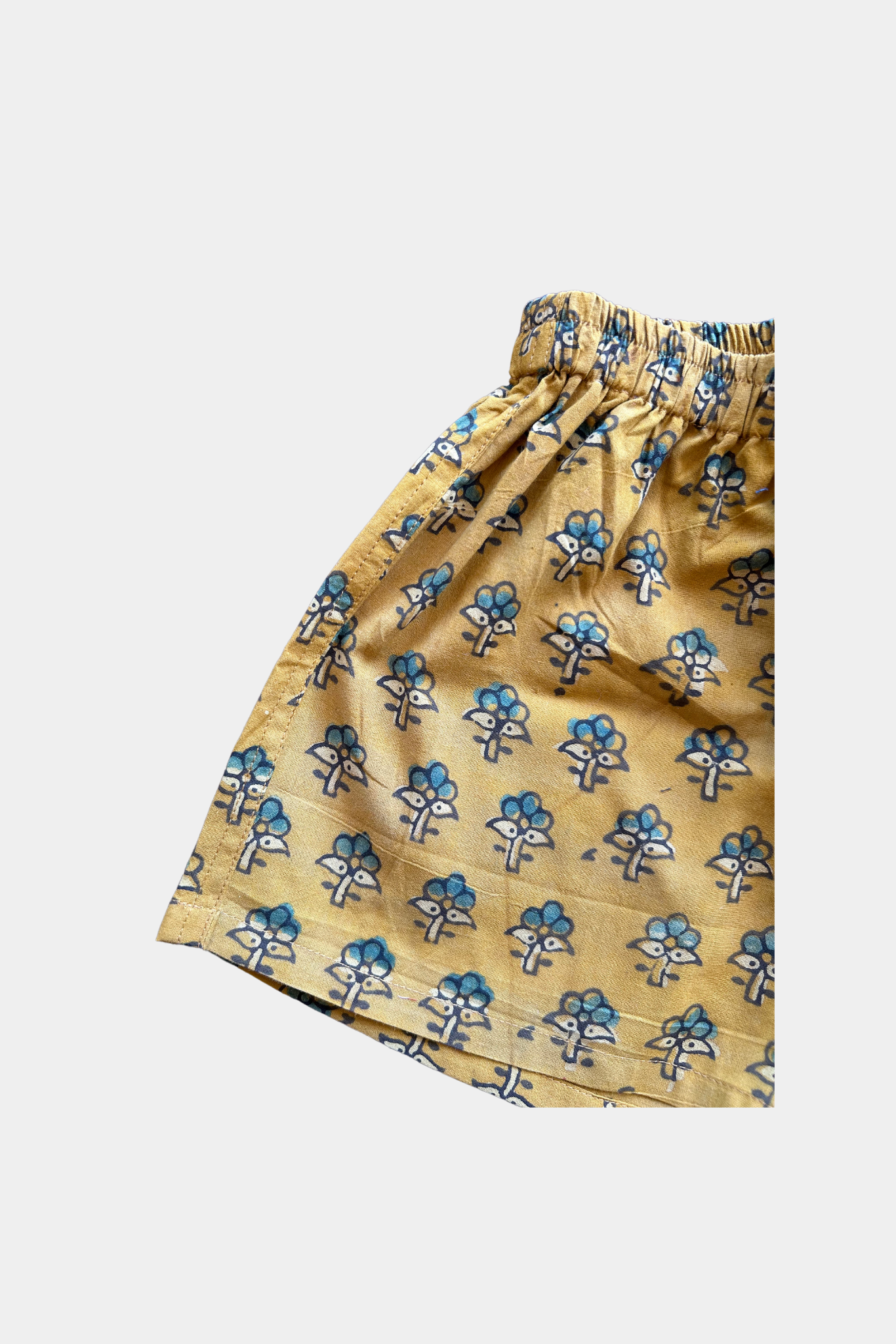 Boy's 100% Organic Cotton Boxers | Block-printed Natural-dyed | Mix Prints And Colors | kids Boxers