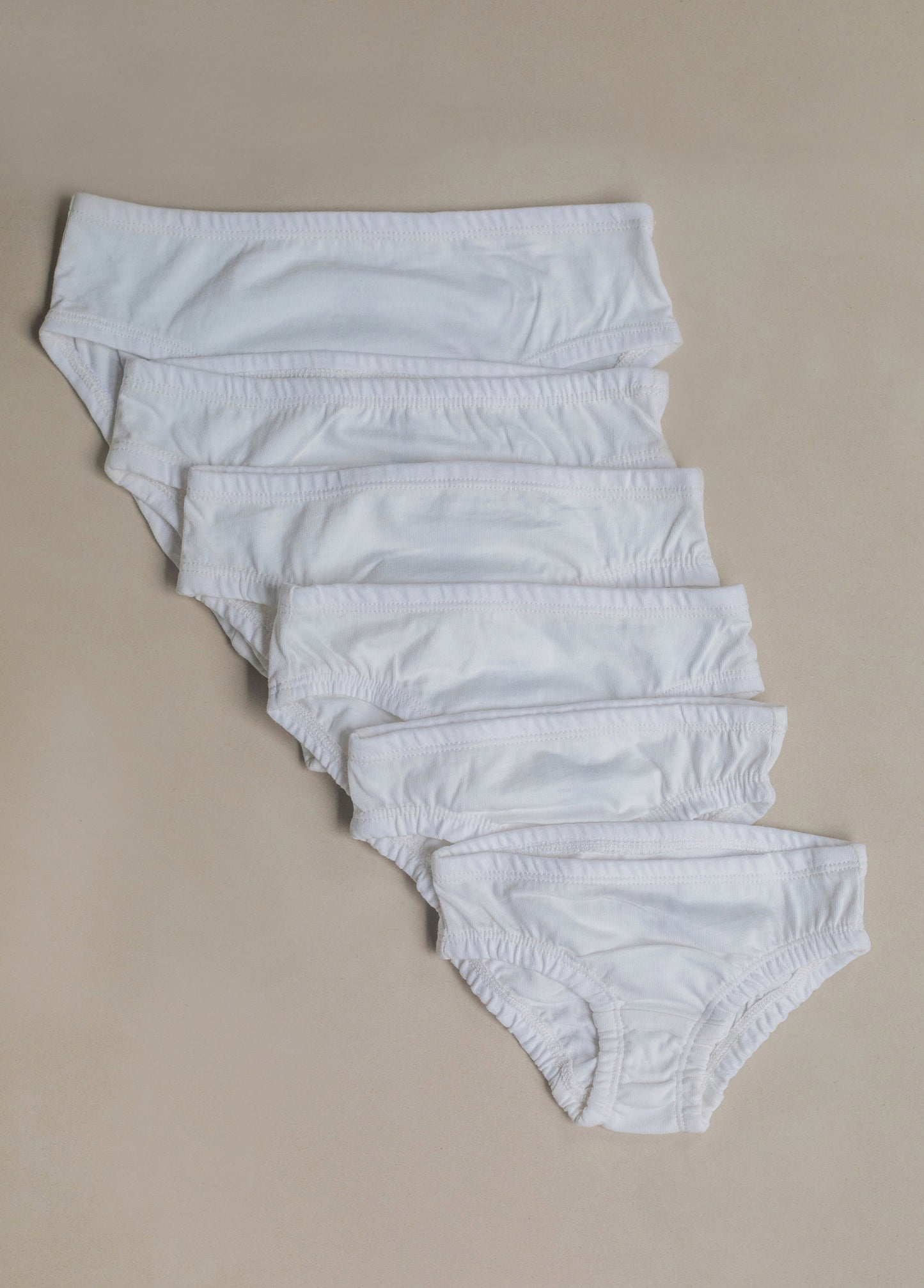 Organic Cotton Girls Underwear | Girl's Panties | Hipster - Clouds | Pack of 6