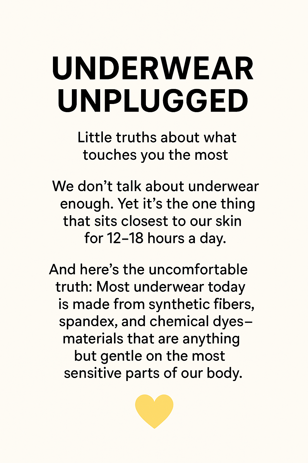 Underwear Unplugged