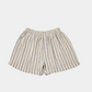 Girl's 100% Organic Cotton Natural-dyed Handloom Boxers | Blue stripes