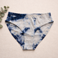 100% Organic Cotton Women’s Hipster Underwear| Indigo Splash Blue