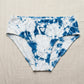 100% Girls Organic Cotton Underwear | Girl's Panty |  Indigo Splash Blue