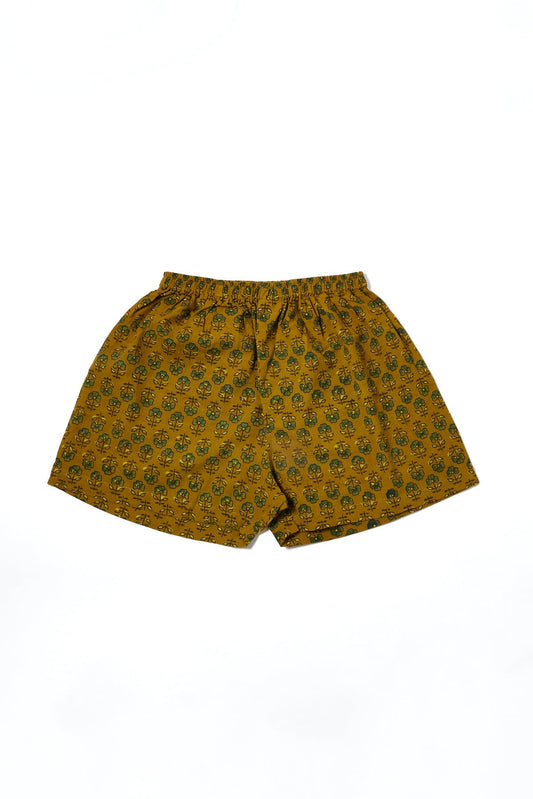 Women Men Unisex Organic Cotton Boxer Shorts | Hand Block-printed Natural-dyed Boxers | Mix Prints And Colors |