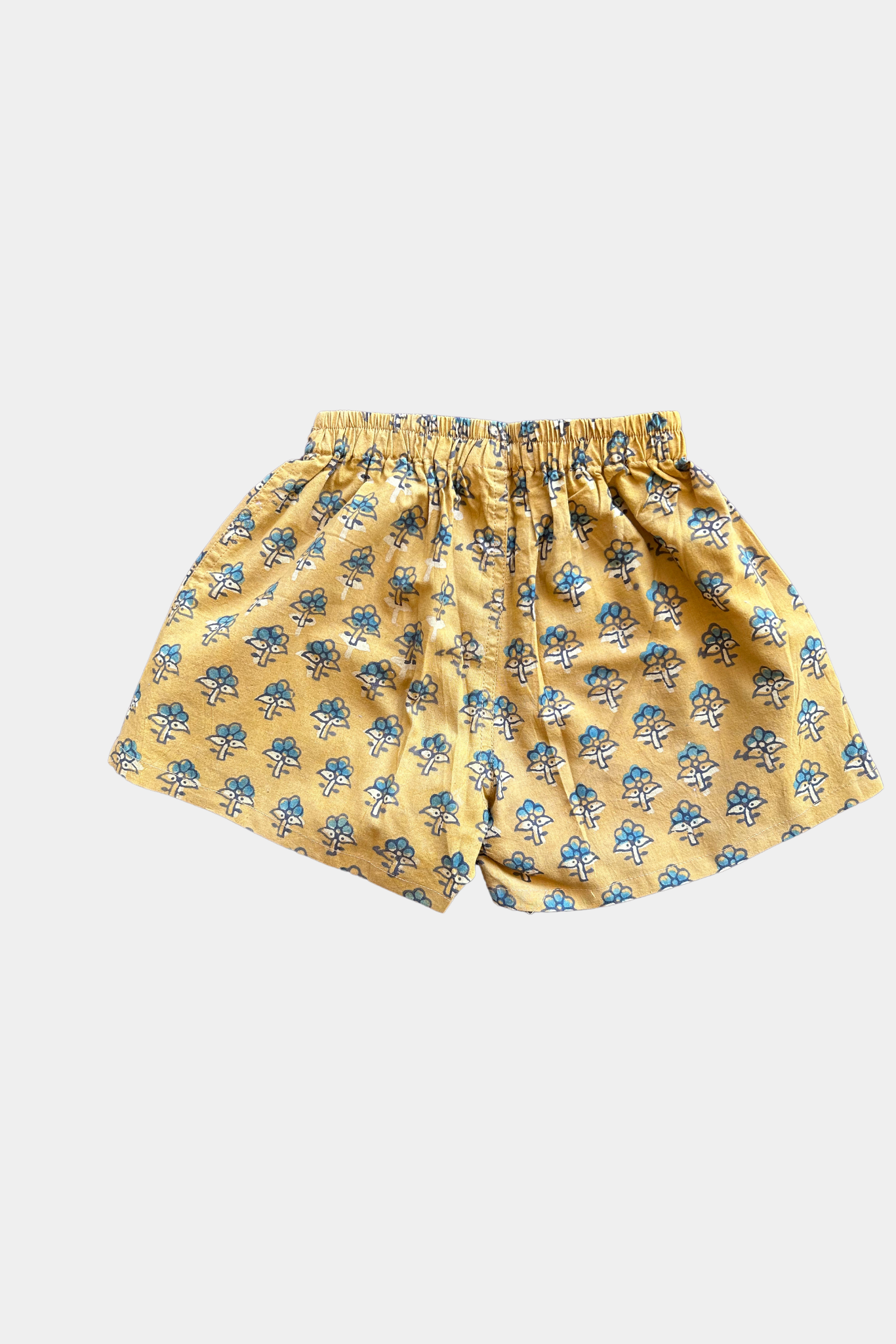 Kids 100% Organic Cotton Boxers  | Block-printed Natural-dyed  | Mix Prints And Colors